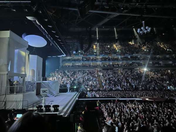 The O2, London, section: 101, row: K, seat: 18