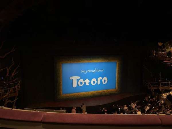 Gillian Lynne Theatre, section: Circle, row: B, seat: 55