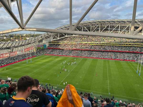 Aviva Stadium, section: 524, row: X, seat: 13