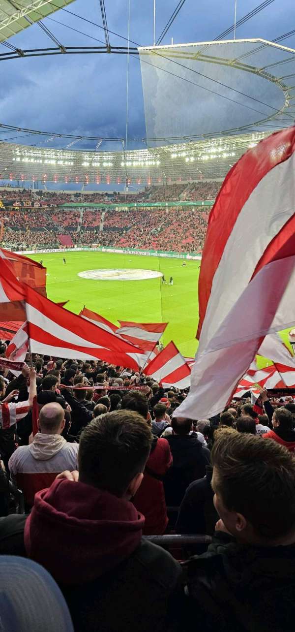 BayArena, section: Guest Lower Stand