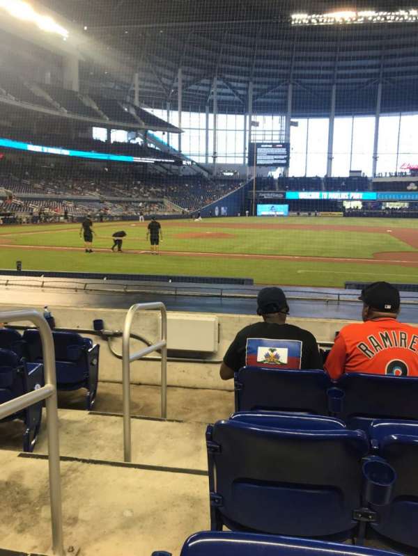 LoanDepot Park, section: 8, row: E, seat: 18