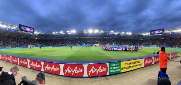 King Power Stadium, section: J1, row: A, seat: 203