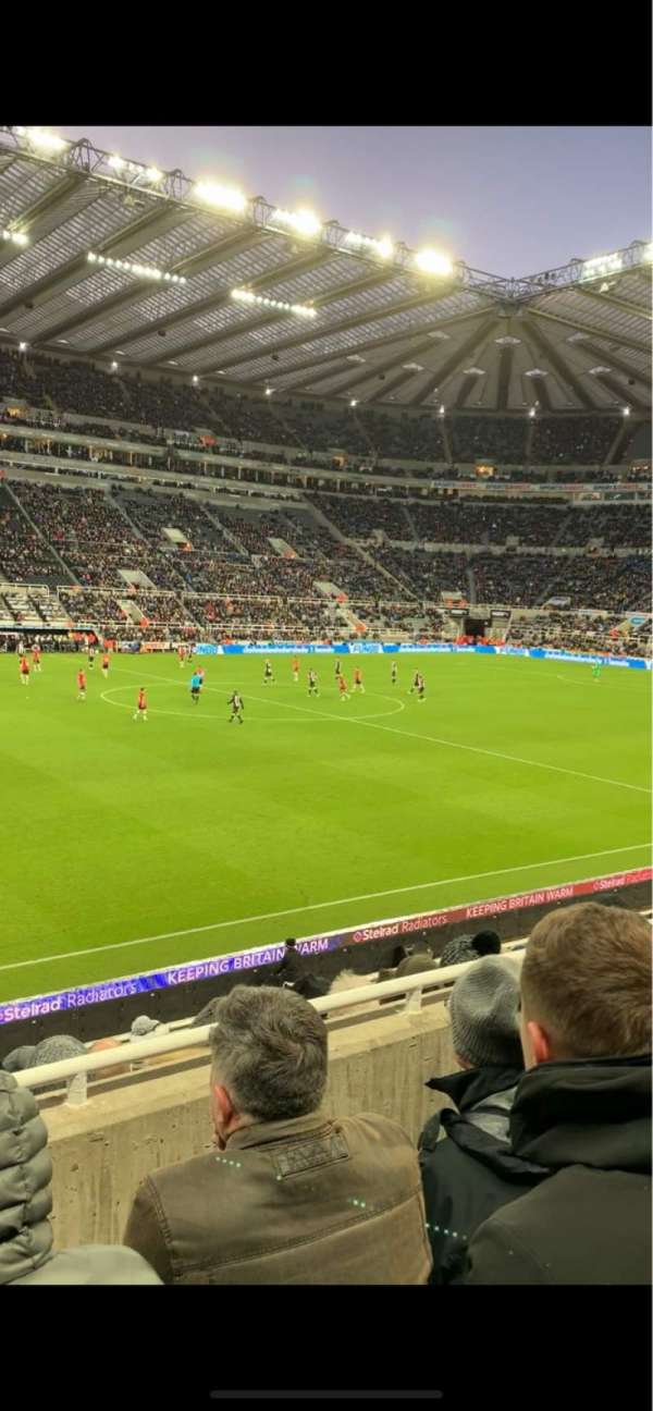St James' Park, section: ES-L, row: C, seat: 163
