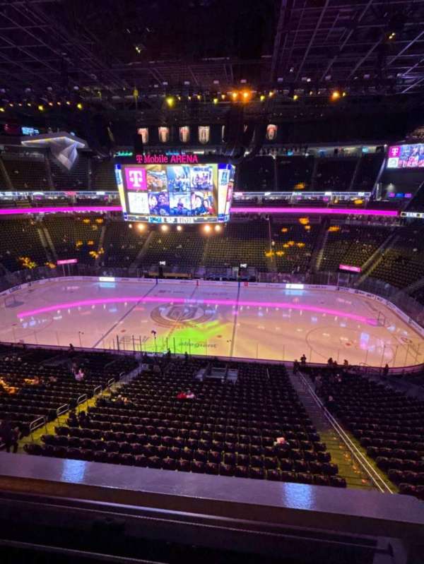 T-Mobile Arena, section: 224, row: A, seat: 7