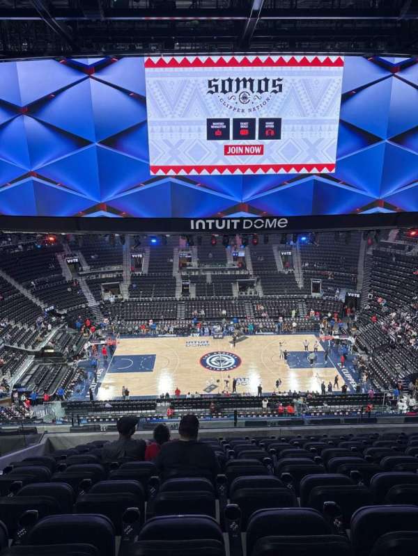 Intuit Dome, section: Terrace 25, row: 9, seat: 18