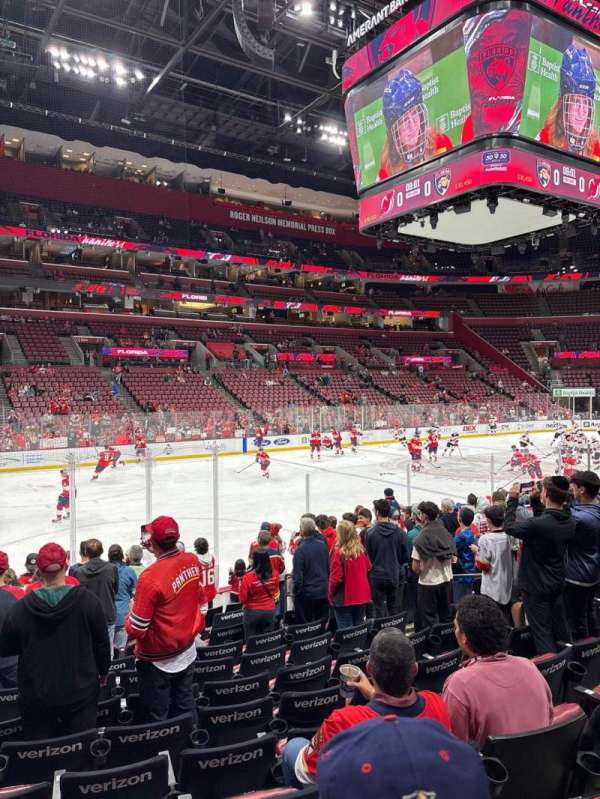 Amerant Bank Arena, section: 104, row: 12, seat: 10