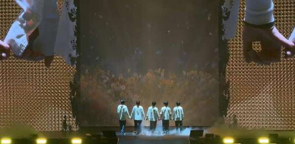 The O2, London, section: 107, row: W, seat: 205