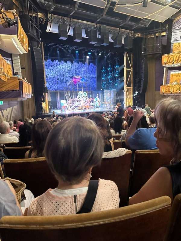 Ahmanson Theatre, section: Rear Orchestra, row: T, seat: 51