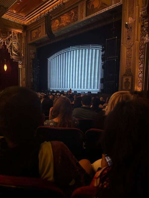 Hollywood Pantages Theatre, section: Orchestra R, row: T, seat: 12