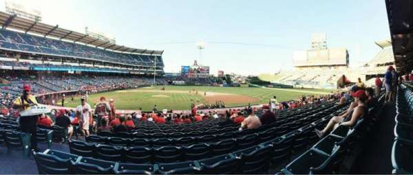 Angel Stadium, section: 124, row: Z, seat: 3