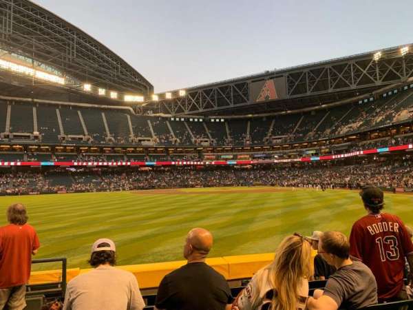 Chase Field, section: 141, row: 16, seat: 19
