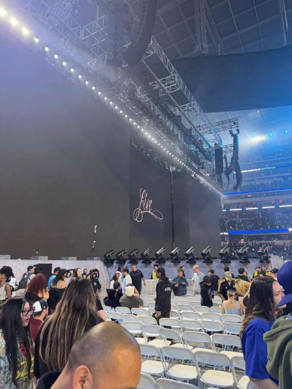SoFi Stadium, section: Floor A1, row: 14, seat: 11