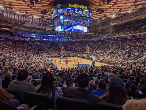 Madison Square Garden, section: 111, row: 11, seat: 4