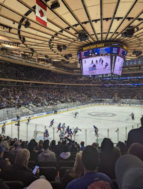 Madison Square Garden, section: 103, row: 16, seat: 17