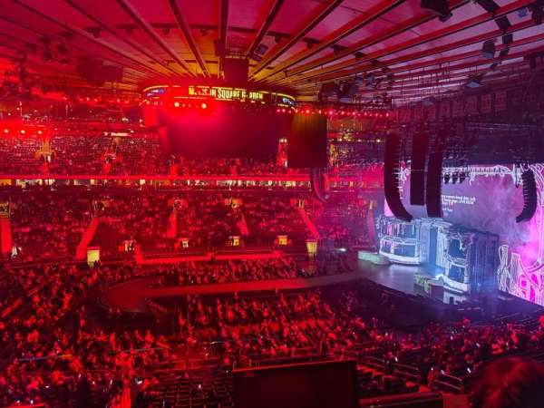 Madison Square Garden, section: 211, row: 2, seat: 6