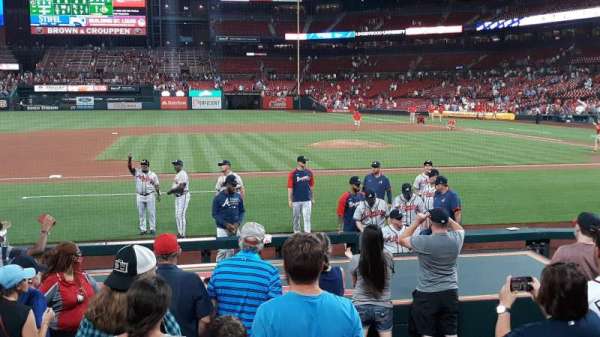 Busch Stadium, section: 156, row: 1, seat: 11