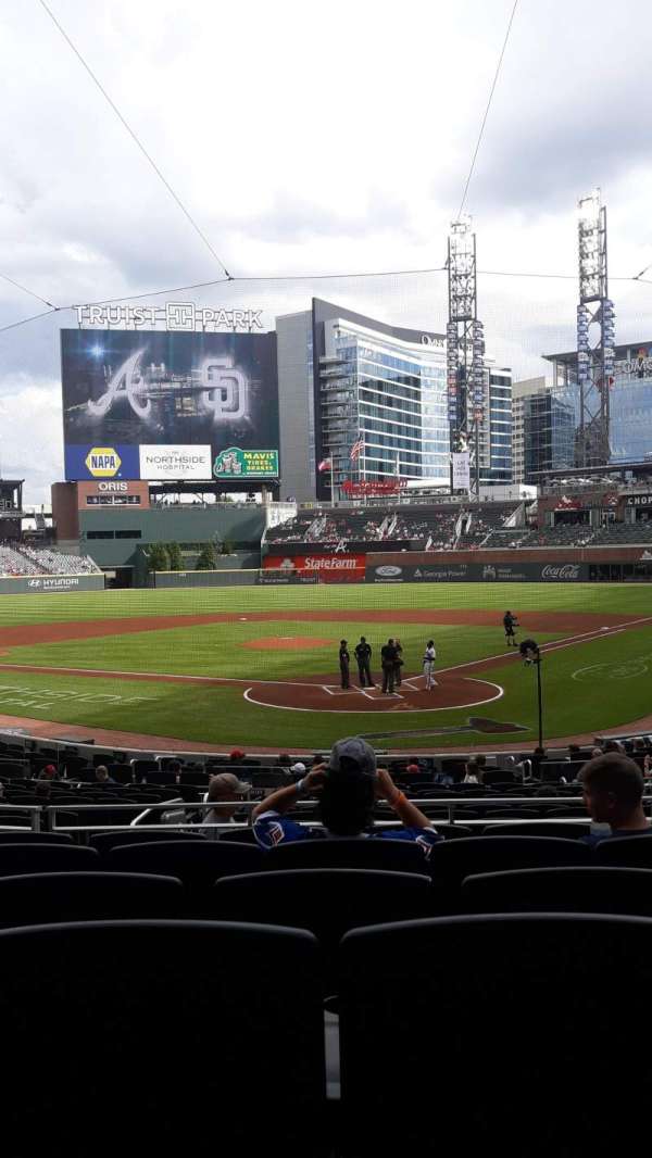 Truist Park, section: 126, row: 6, seat: 10