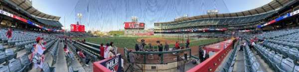 Angel Stadium, section: 110, row: D, seat: 5