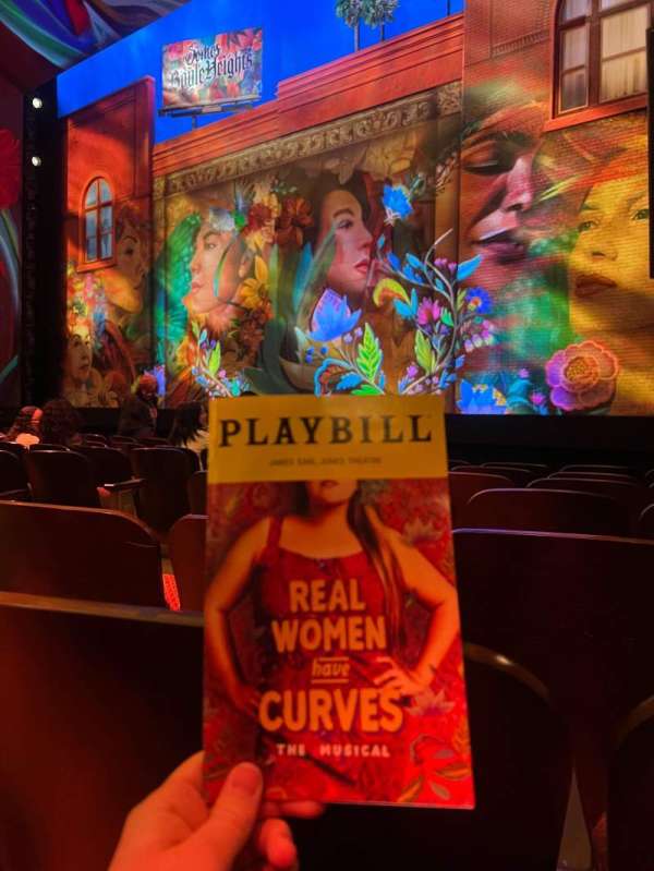 James Earl Jones Theatre, section: Orchestra R, row: F, seat: 108