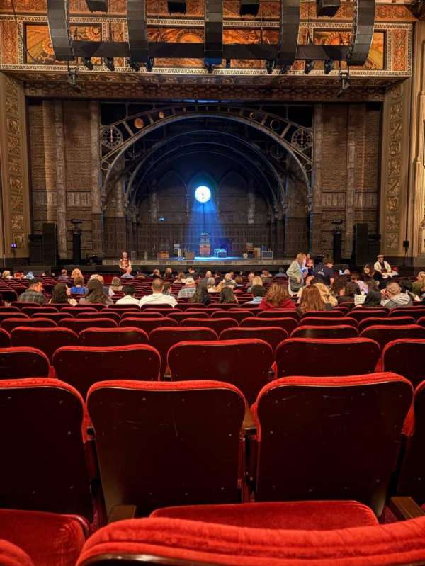 Hollywood Pantages Theatre, section: Orchestra C, row: W, seat: 109