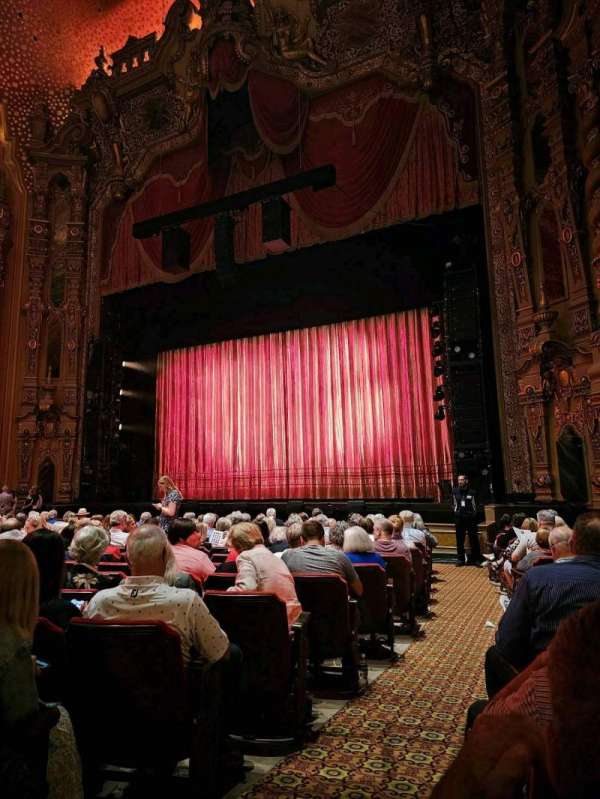 Ohio Theatre, Columbus, section: Orchestra 1, row: N, seat: 2