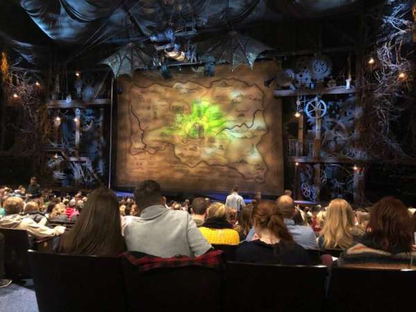 Gershwin Theatre, section: Orchestra R, row: Q, seat: 8