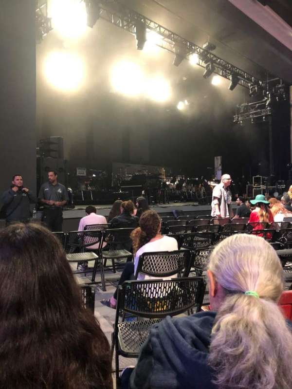 The Greek Theatre, section: A Left, row: C, seat: 25-27