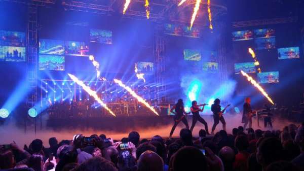 MVP Arena, section: Floor 1, row: M, seat: 10