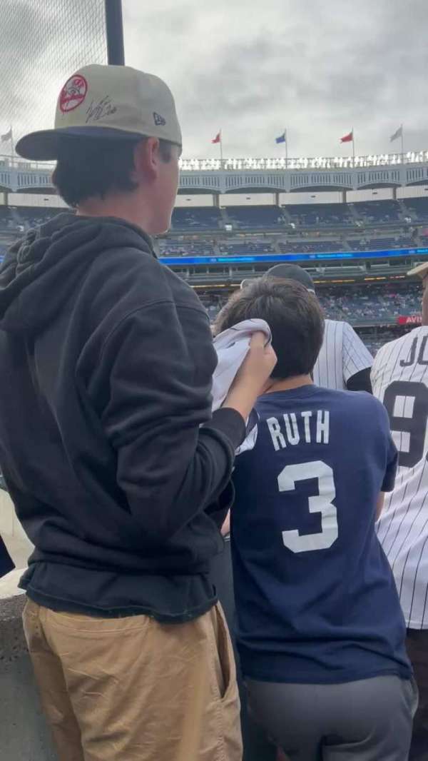 Yankee Stadium, section: 111, row: 1, seat: 1-2