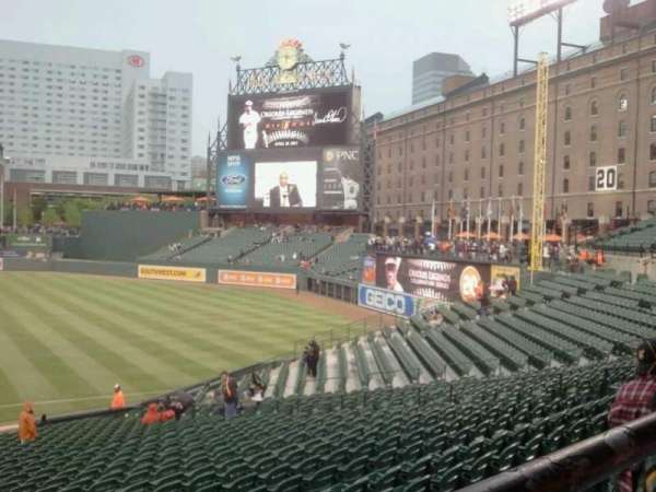 Oriole Park at Camden Yards, section: 13, row: 1, seat: 16