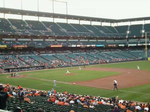Oriole Park at Camden Yards, section: 13, row: 1, seat: 14