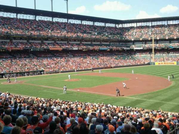 Oriole Park at Camden Yards, section: 13, row: 1, seat: 16