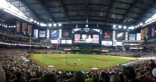 Chase Field, section: 121, row: 35, seat: 15
