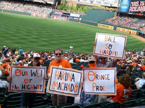 Oriole Park at Camden Yards, section: 13, row: 1, seat: 16