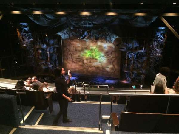Gershwin Theatre, section: Rear Mezzanine R, row: H, seat: 2