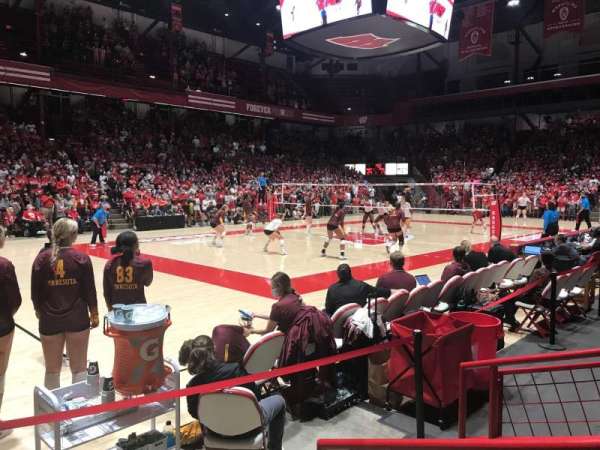 UW Field House, section: H, row: 4, seat: 4