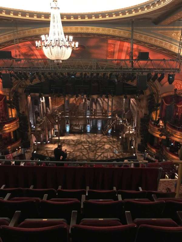 Richard Rodgers Theatre, section: Rear Mezzanine C, row: L, seat: 103