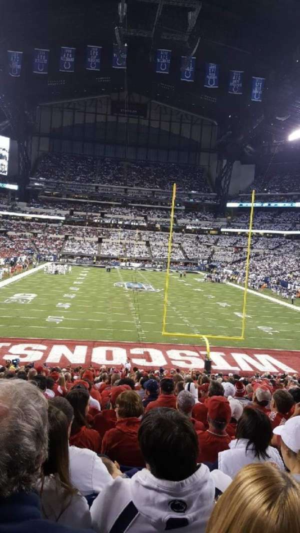 Lucas Oil Stadium, section: 101, row: 29, seat: 13