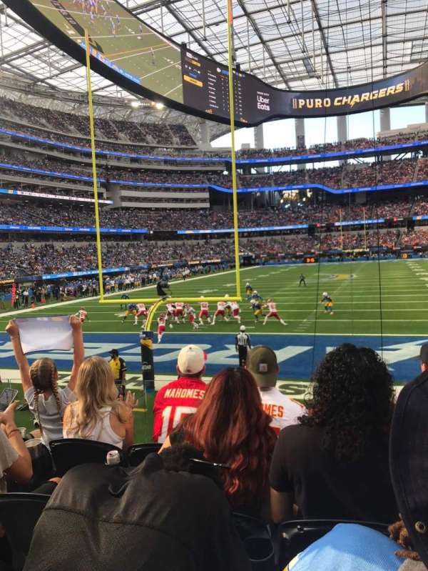 SoFi Stadium, section: 122, row: 5, seat: 8