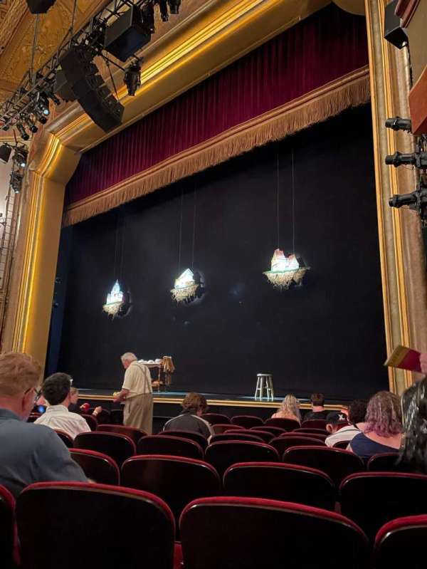 St. James Theatre, section: Orchestra R, row: H, seat: 18