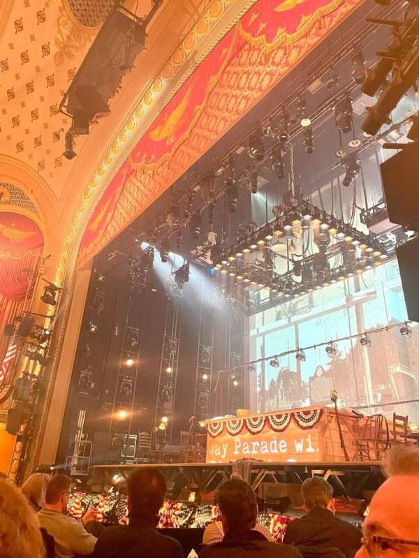 Bernard B. Jacobs Theatre, section: Orchestra R, row: D, seat: 10