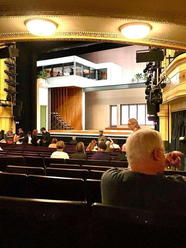 Hudson Theatre, section: Orchestra R, row: R, seat: 12