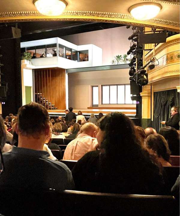Hudson Theatre, section: Orchestra R, row: R, seat: 10