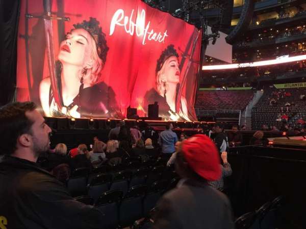 State Farm Arena, section: 120, row: A, seat: 4