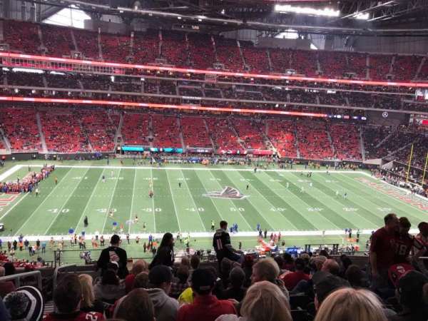Mercedes-Benz Stadium, section: 213, row: 10, seat: 9