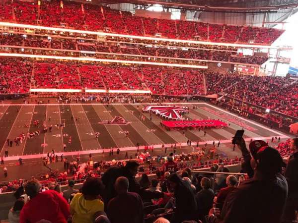 Mercedes-Benz Stadium, section: 213, row: 10, seat: 9