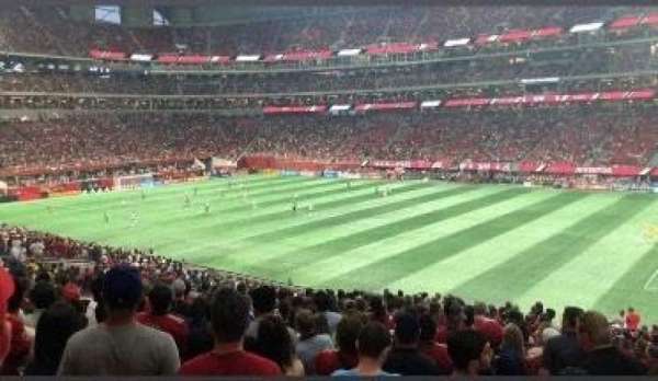 Mercedes-Benz Stadium, section: 107, row: 36, seat: 1