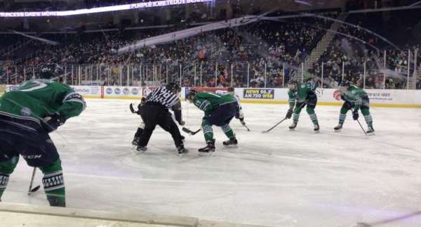 Gas South Arena, section: 107, row: A, seat: 2