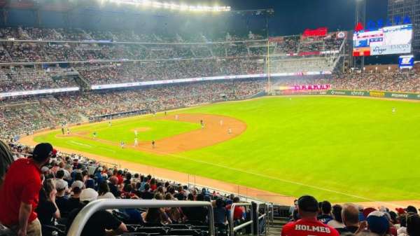 Truist Park, section: 213, row: 15, seat: 1