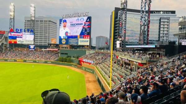 Truist Park, section: 213, row: 15, seat: 1